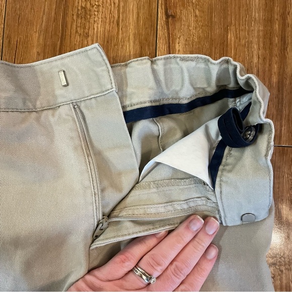 FRENCH TOAST Boys Relaxed Khaki Slim Uniform Pants Waist Tighteners Size 10 - Picture 4 of 10